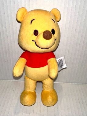 Disney Winnie the Pooh Posable Plush Toy - Yellow and Red 7” tall